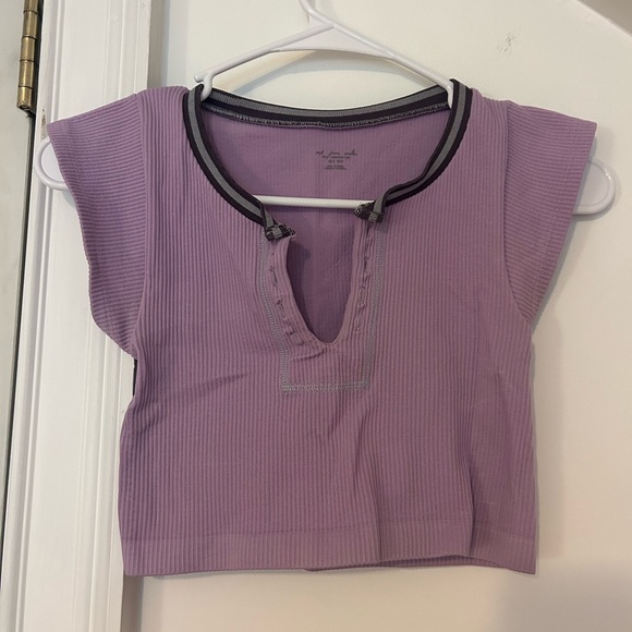 Urban Outfitters Purple Out from Under Go for the Gold Crop Top - Picture 1 of 3